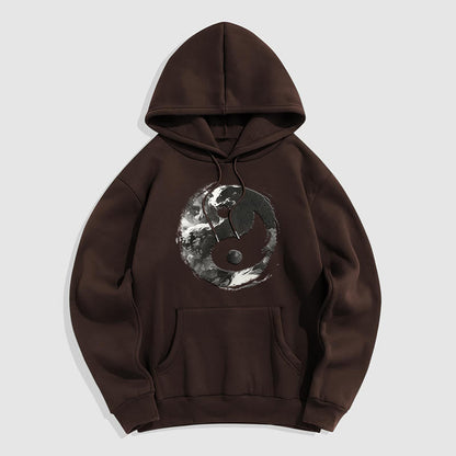 Mythstone Yin Yang Fleece Lined Hoodie