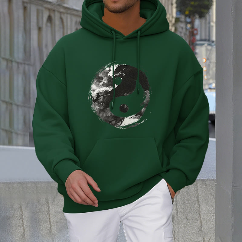 Mythstone Yin Yang Fleece Lined Hoodie