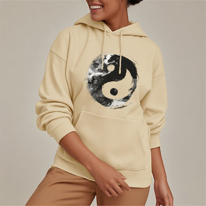 Mythstone Yin Yang Fleece Lined Hoodie