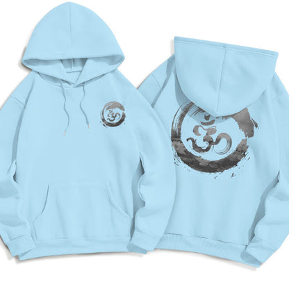 Sudadera con capucha y forro polar Mythstone Om Lotus 