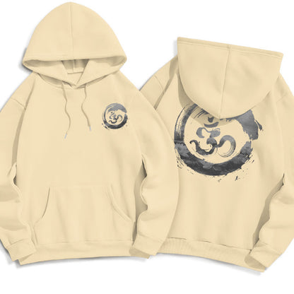 Sudadera con capucha y forro polar Mythstone Om Lotus 