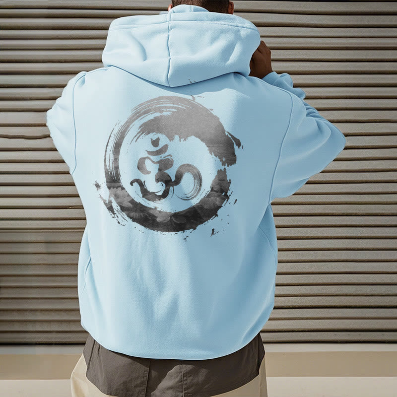 Sudadera con capucha y forro polar Mythstone Om Lotus 