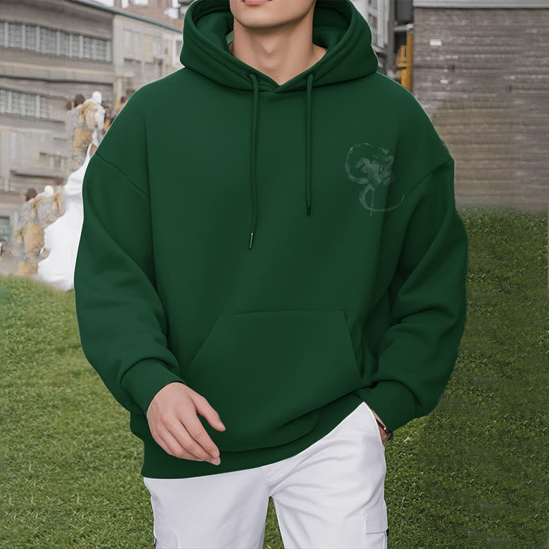 Sudadera con capucha y forro polar con diseño Om de Mythstone 