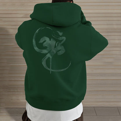 Sudadera con capucha y forro polar con diseño Om de Mythstone 