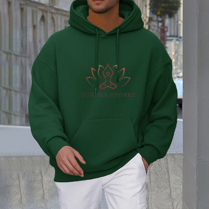 Sudadera con capucha y forro polar de poliéster Mythstone Lotus 