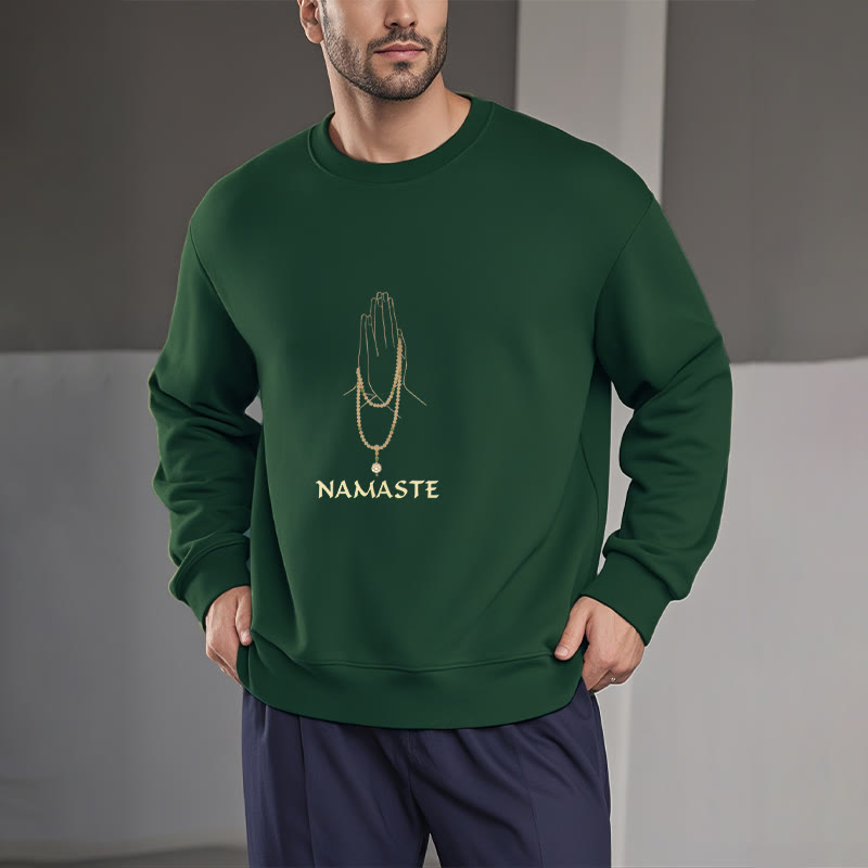 Mythstone NAMASTE Fleece Lined Sweatshirt