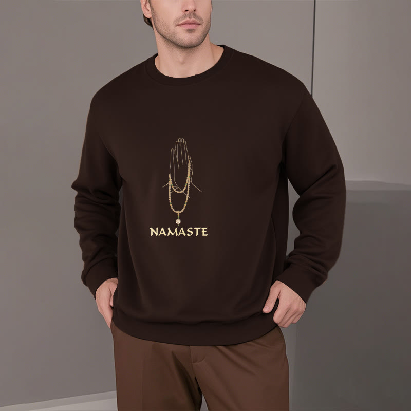 Mythstone NAMASTE Fleece Lined Sweatshirt