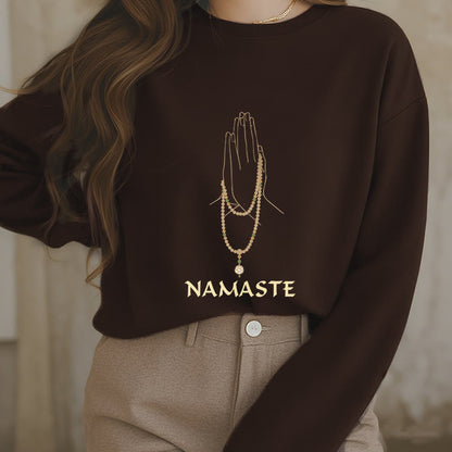 Mythstone NAMASTE Fleece Lined Sweatshirt