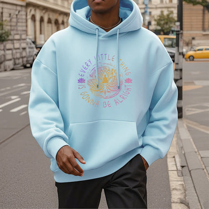 Mythstone Every Little Thing Is Gonna Be Alright Fleece Lined Polyester Hoodie