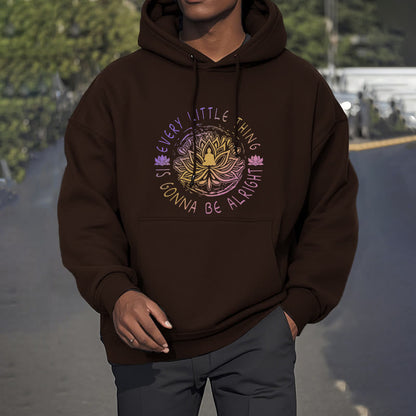 Mythstone Every Little Thing Is Gonna Be Alright Fleece Lined Polyester Hoodie