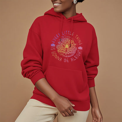 Mythstone Every Little Thing Is Gonna Be Alright Fleece Lined Polyester Hoodie