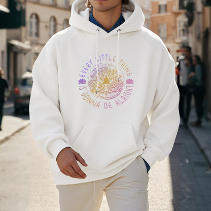 Mythstone Every Little Thing Is Gonna Be Alright Fleece Lined Polyester Hoodie