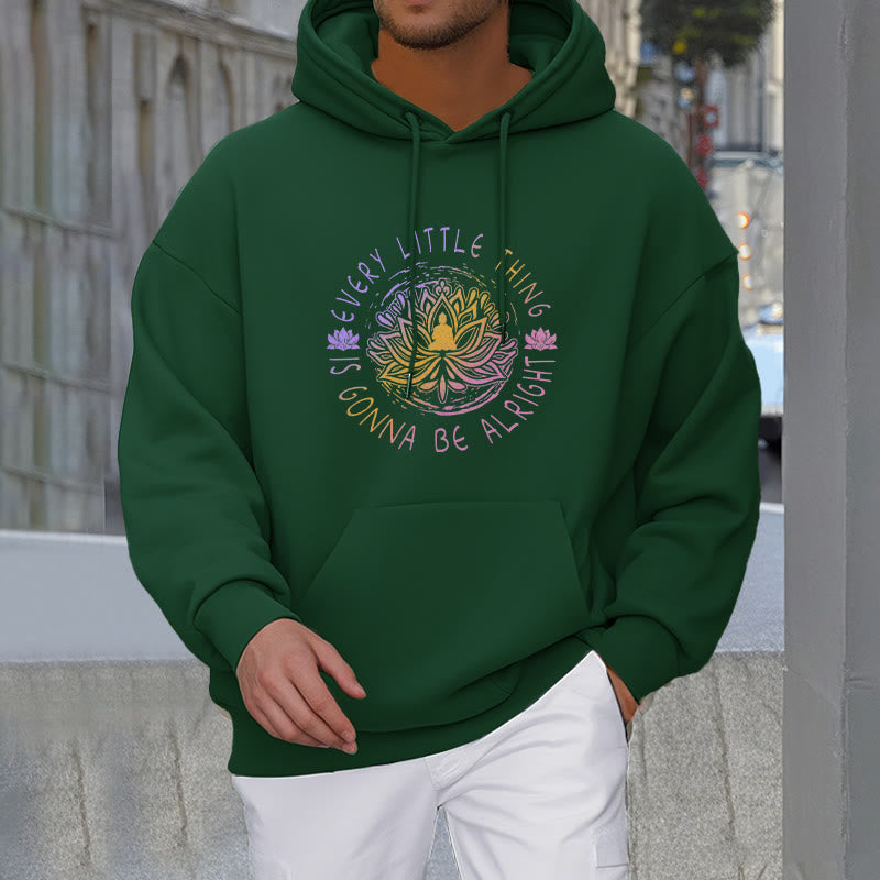 Mythstone Every Little Thing Is Gonna Be Alright Fleece Lined Polyester Hoodie