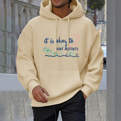 Mythstone It Is Okay To Make Mistakes Fleece Lined Polyester Hoodie