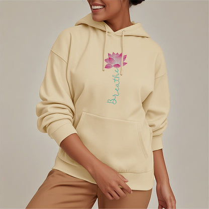 Mythstone BREATHE Lotus Fleece Lined Polyester Hoodie