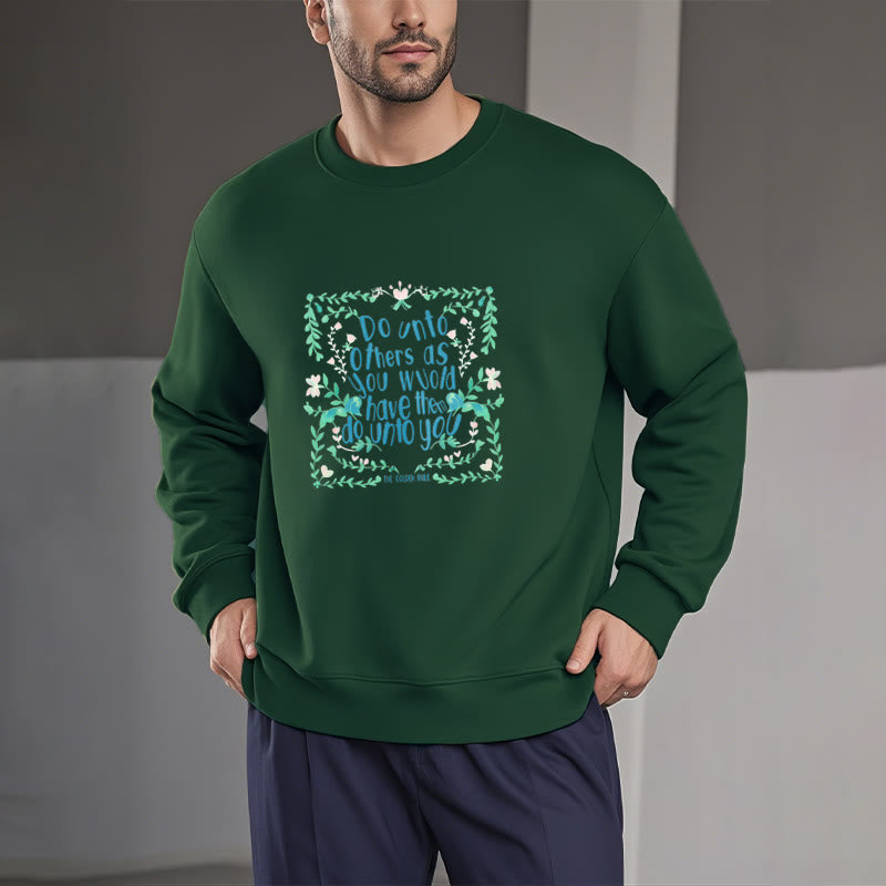 Mythstone The Golden Rule Round Neck Fleece Lined Sweatshirt