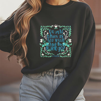 Mythstone The Golden Rule Round Neck Fleece Lined Sweatshirt