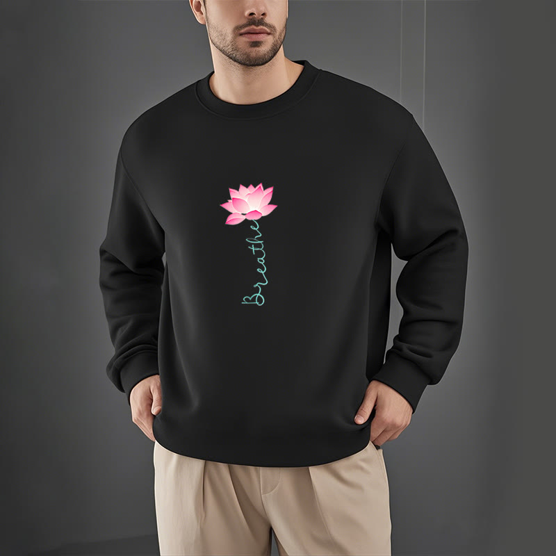 Mythstone Lotus BREATHE Fleece Lined Sweatshirt