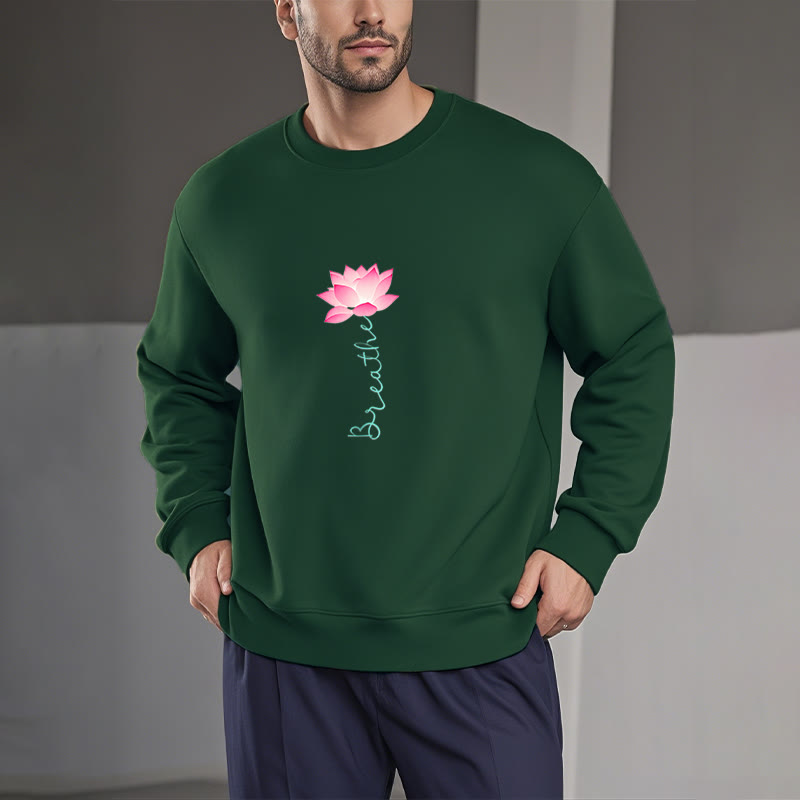 Mythstone Lotus BREATHE Fleece Lined Sweatshirt