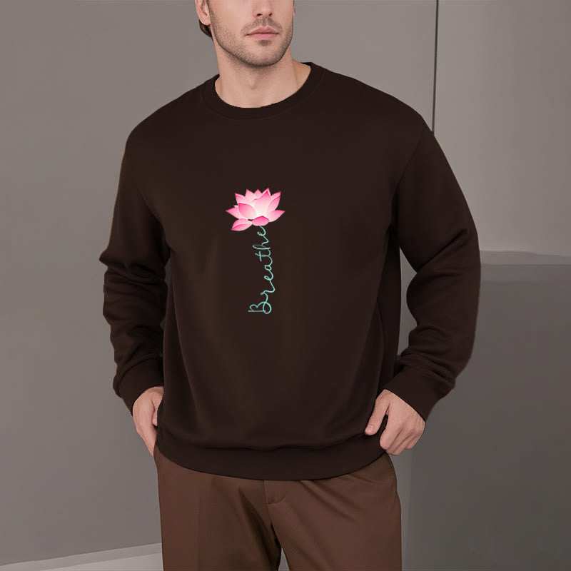 Mythstone Lotus BREATHE Fleece Lined Sweatshirt