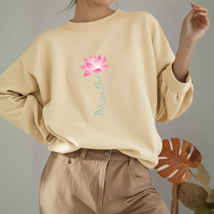 Mythstone Lotus BREATHE Fleece Lined Sweatshirt