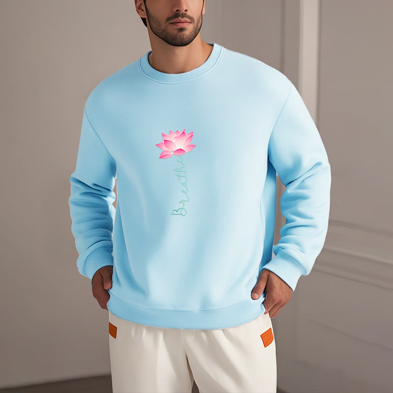 Mythstone Lotus BREATHE Fleece Lined Sweatshirt