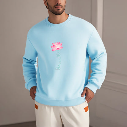 Mythstone Lotus BREATHE Fleece Lined Sweatshirt