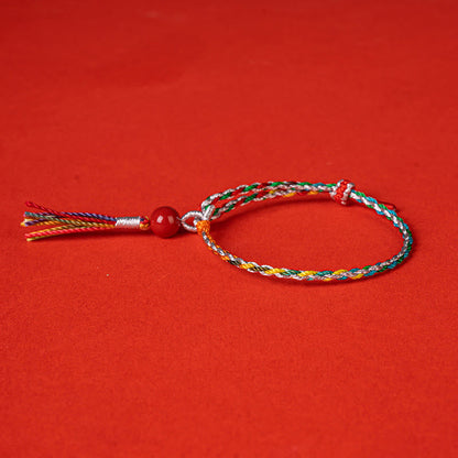 Mythstone Colorful String Cinnabar Concentration Bracelet