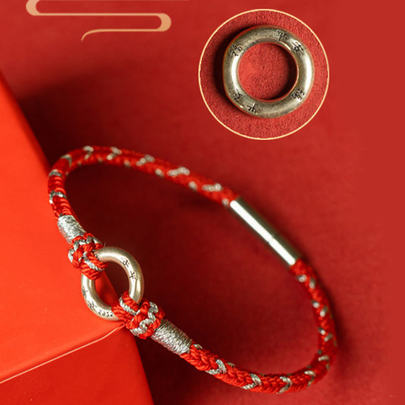 Mythstone Red String 925 Sterling Silver Safe Luck Bracelet