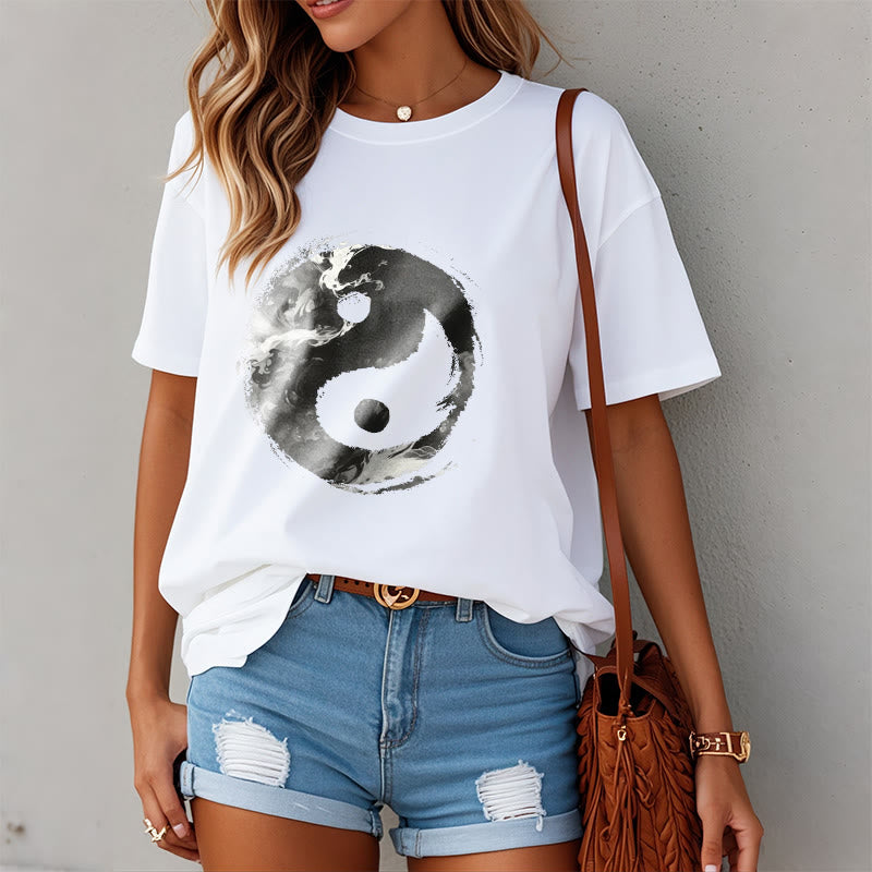 Mythstone Yin Yang Cotton Tee T-shirt