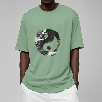 Mythstone Yin Yang Cotton Tee T-shirt