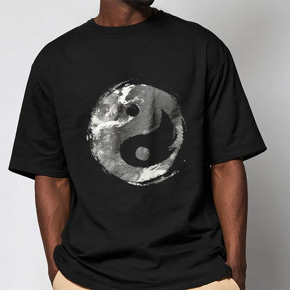 Mythstone Yin Yang Cotton Tee T-shirt