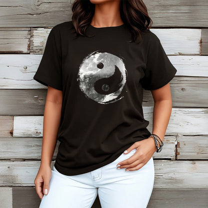 Mythstone Yin Yang Cotton Tee T-shirt