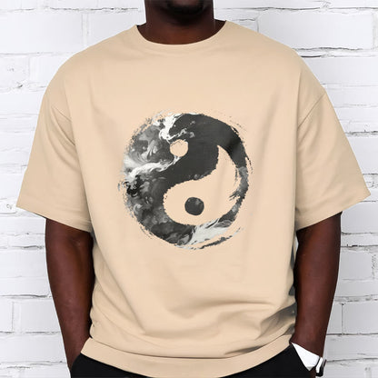 Mythstone Yin Yang Cotton Tee T-shirt