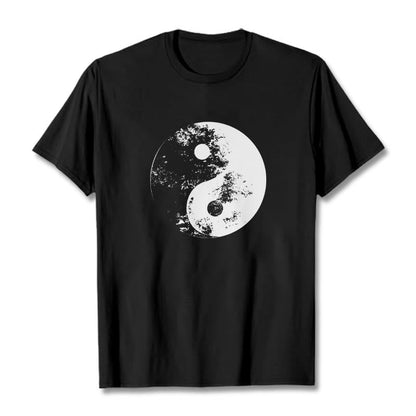 Mythstone Yin Yang Tai Chi Pattern Cotton Tee T-shirt