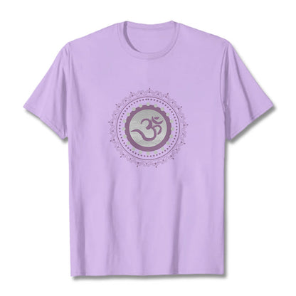 Mythstone Om Mandala Pattern Cotton Tee T-shirt