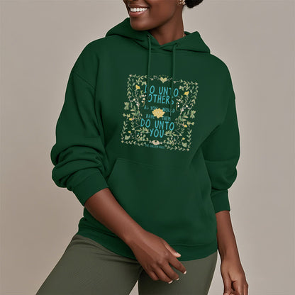 Mythstone The Golden Rule Lotus Fleece Lined Polyester Hoodie