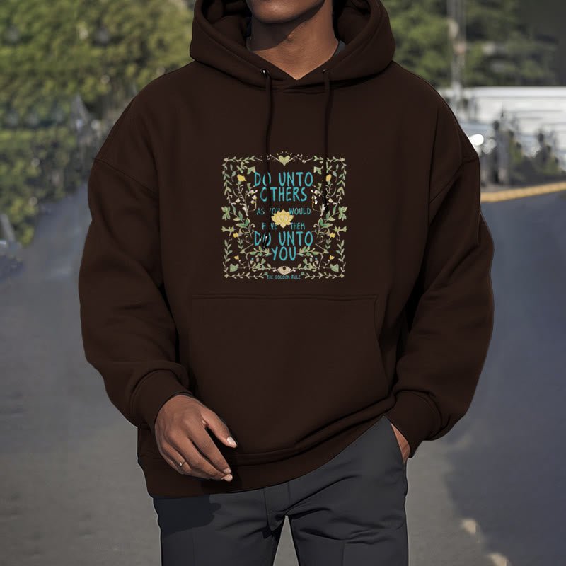 Mythstone The Golden Rule Lotus Fleece Lined Polyester Hoodie