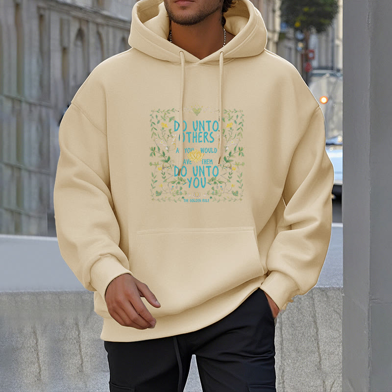 Mythstone The Golden Rule Lotus Fleece Lined Polyester Hoodie