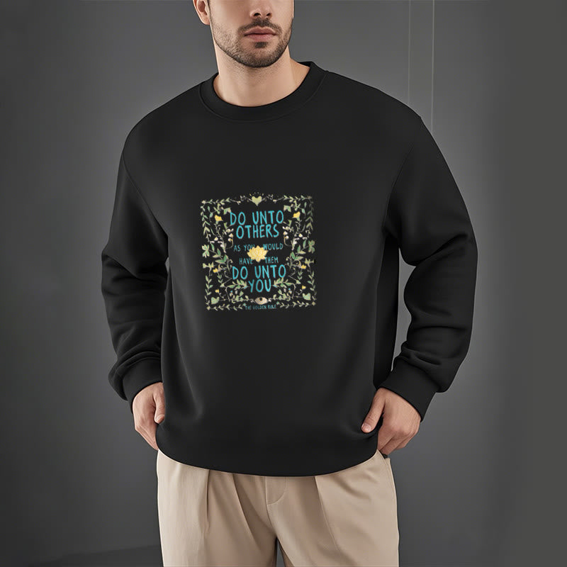 Mythstone The Golden Rule Lotus Fleece Lined Polyester Sweatshirt