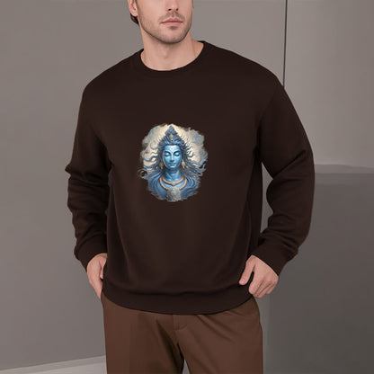 Mythstone OM NAMAH SHIVAYA Buddha Fleece Lined Polyester Sweatshirt