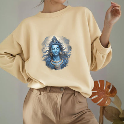 Mythstone OM NAMAH SHIVAYA Buddha Fleece Lined Polyester Sweatshirt