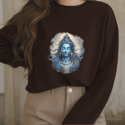 Mythstone OM NAMAH SHIVAYA Buddha Fleece Lined Polyester Sweatshirt