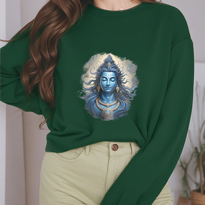 Mythstone OM NAMAH SHIVAYA Buddha Fleece Lined Polyester Sweatshirt