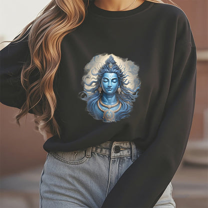 Mythstone OM NAMAH SHIVAYA Buddha Fleece Lined Polyester Sweatshirt