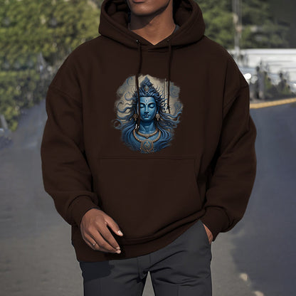 Mythstone OM NAMAH SHIVAYA Buddha Fleece Lined Polyester Hoodie