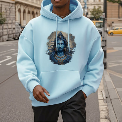 Mythstone OM NAMAH SHIVAYA Buddha Fleece Lined Polyester Hoodie