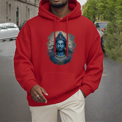 Mythstone OM NAMAH SHIVAYA Buddha Fleece Lined Polyester Hoodie