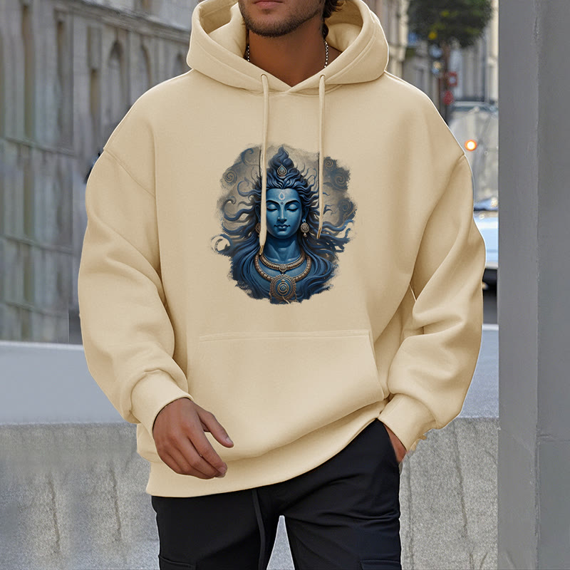 Mythstone OM NAMAH SHIVAYA Buddha Fleece Lined Polyester Hoodie