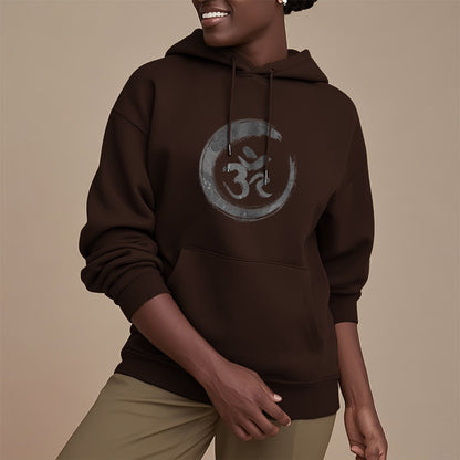 Mythstone OM Mantra Sanskrit Fleece Lined Polyester Hoodie